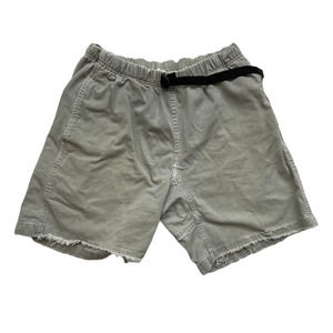 GRAMICCI DISTRESSED OUTDOORS SAND BEIGE SHORTS 28" WAIST 8" INSEAM SZ L